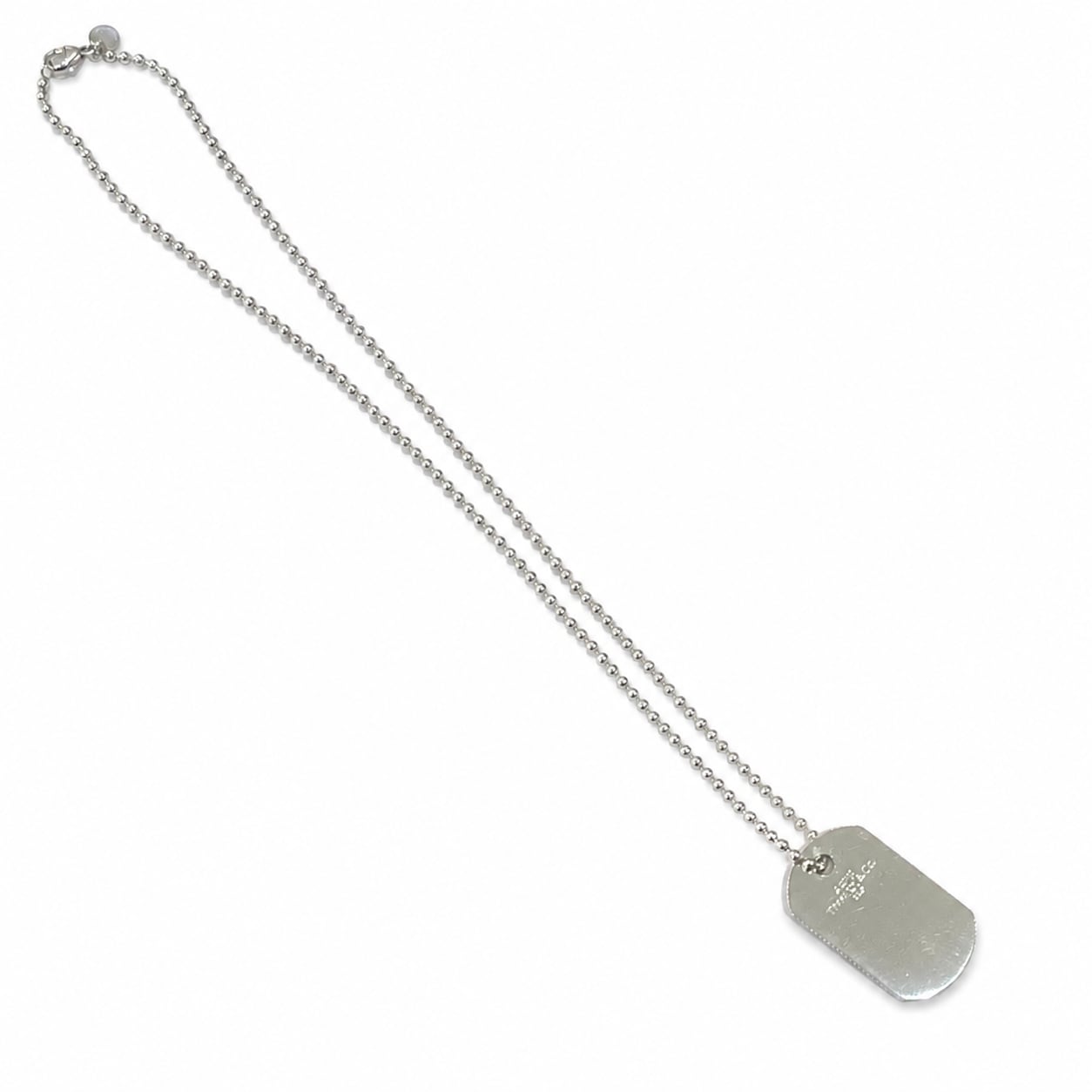 TIFFANY & Co.】T2795 ティファニーロゴタグ コインエッジドッグタグ