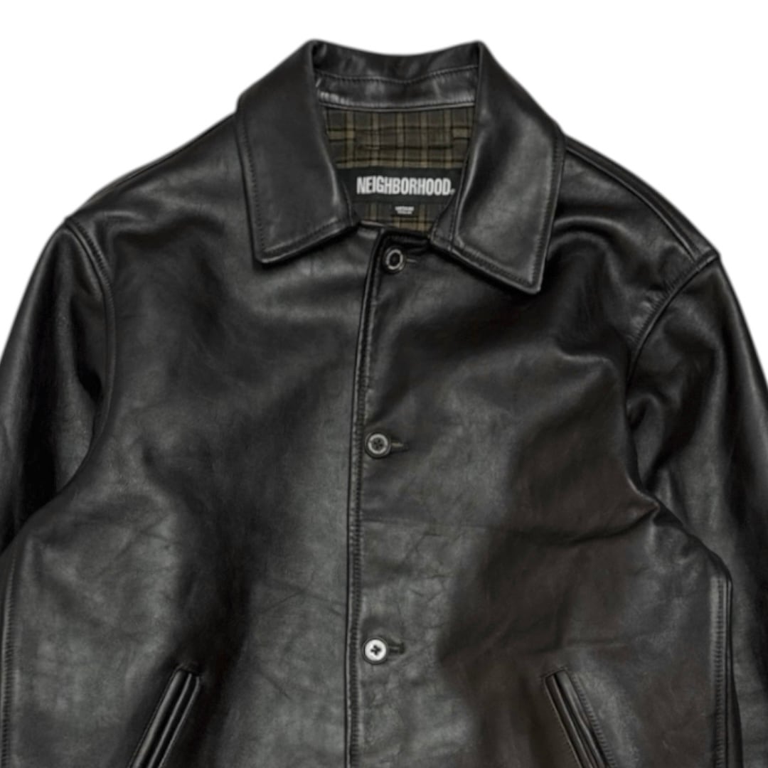 NEIGHBORHOOD Leather Car Coat | A WORD.ONLINE SHOP