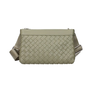 BOTTEGA VENETA ボッテガヴェネタ メンズ クロスボディバッグ レザー グリーン