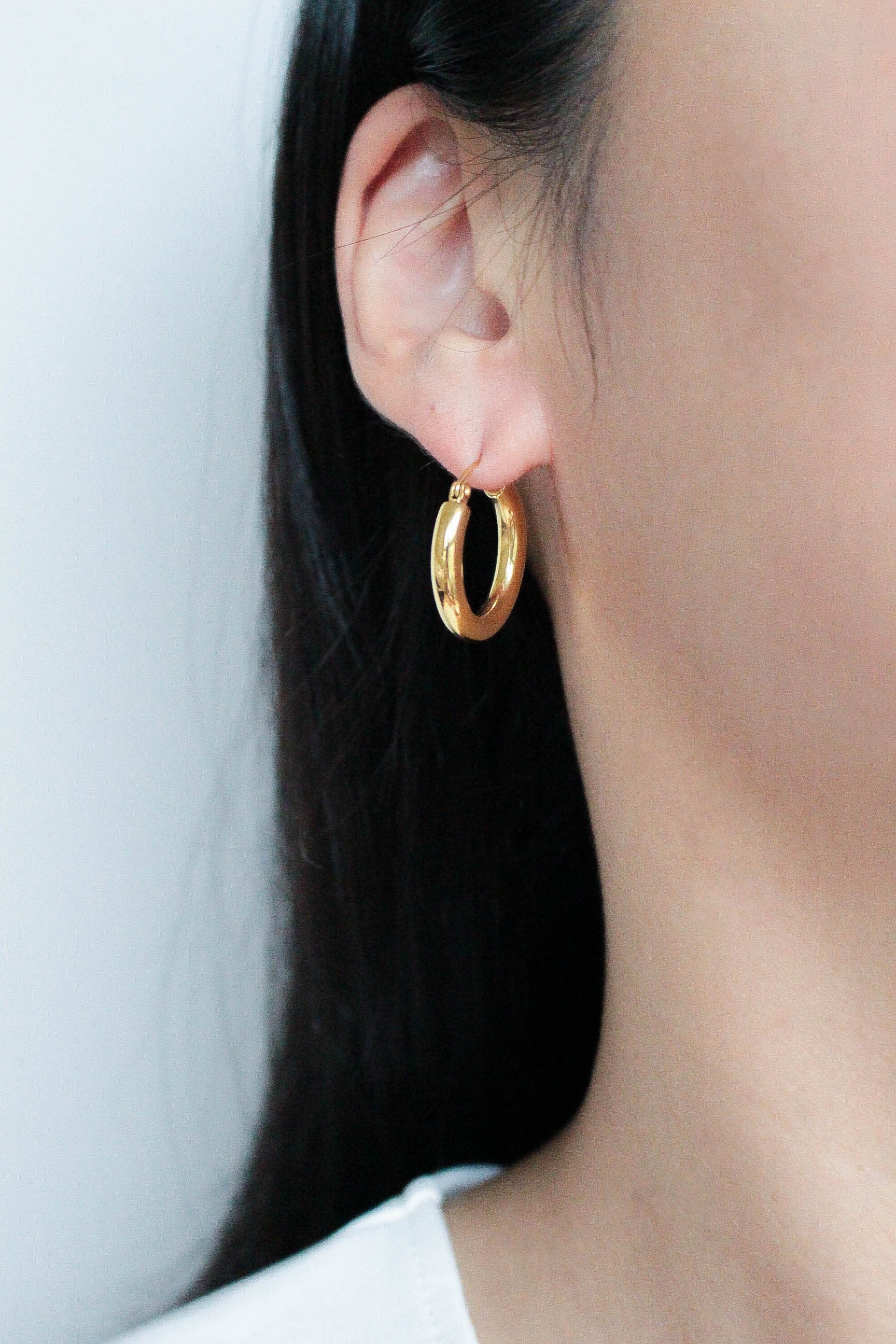 1/28(wed)再販/新色発売 Mid Chubby Hoop Pierce | 金属アレルギー対応