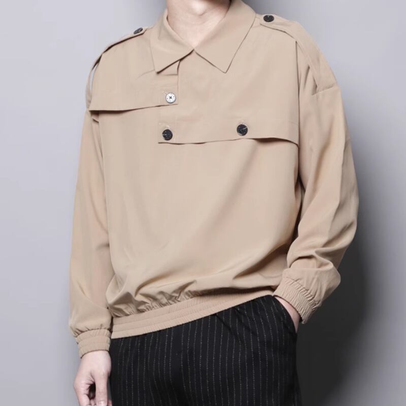 モダントレンチ プルオーバーシャツ 2color MTO0219