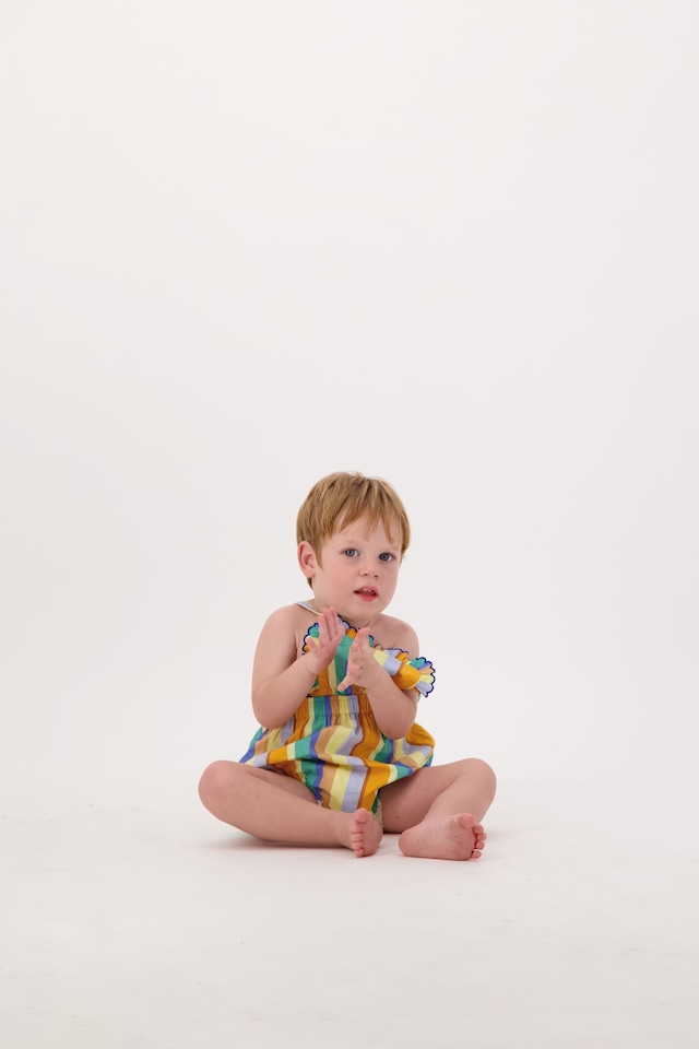 TINY COTTONS - MULTICOLOR STRIPES BODY / multicolor