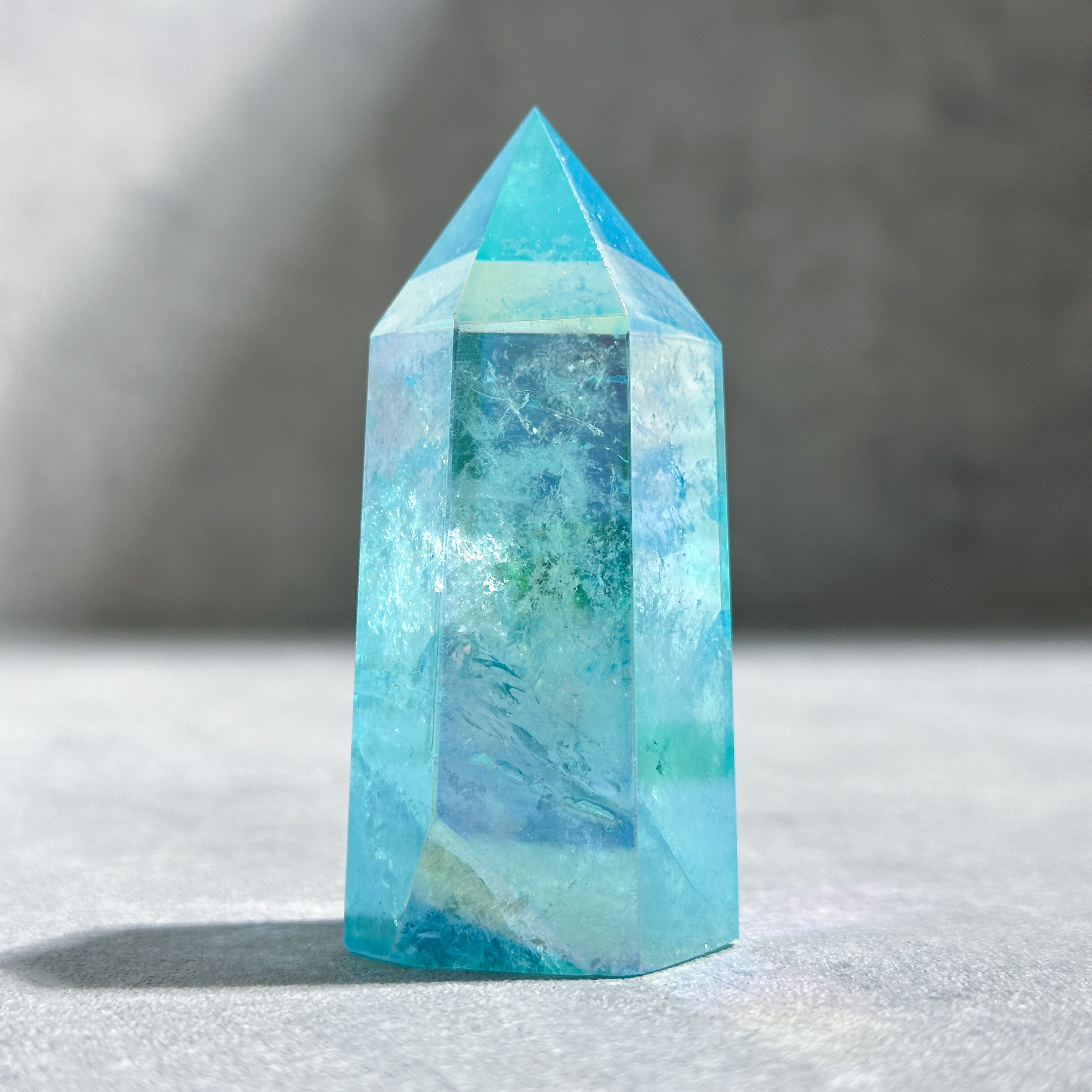 アクアオーラクォーツ タワー63✧ Aqua Aura Quartz ✧天然石・鉱物・パワーストーン