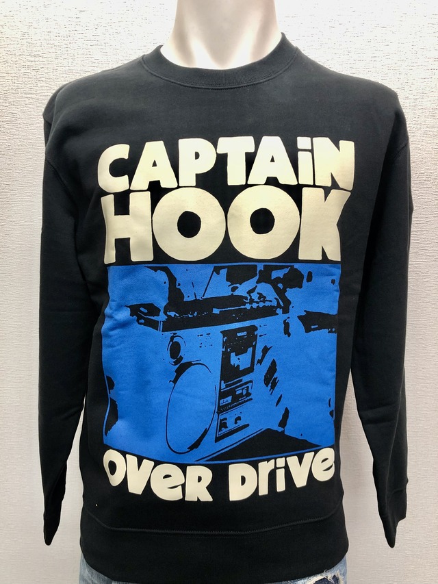 Captain Hook 【OVER DRIVE】トレーナー　 BLK/BLUE