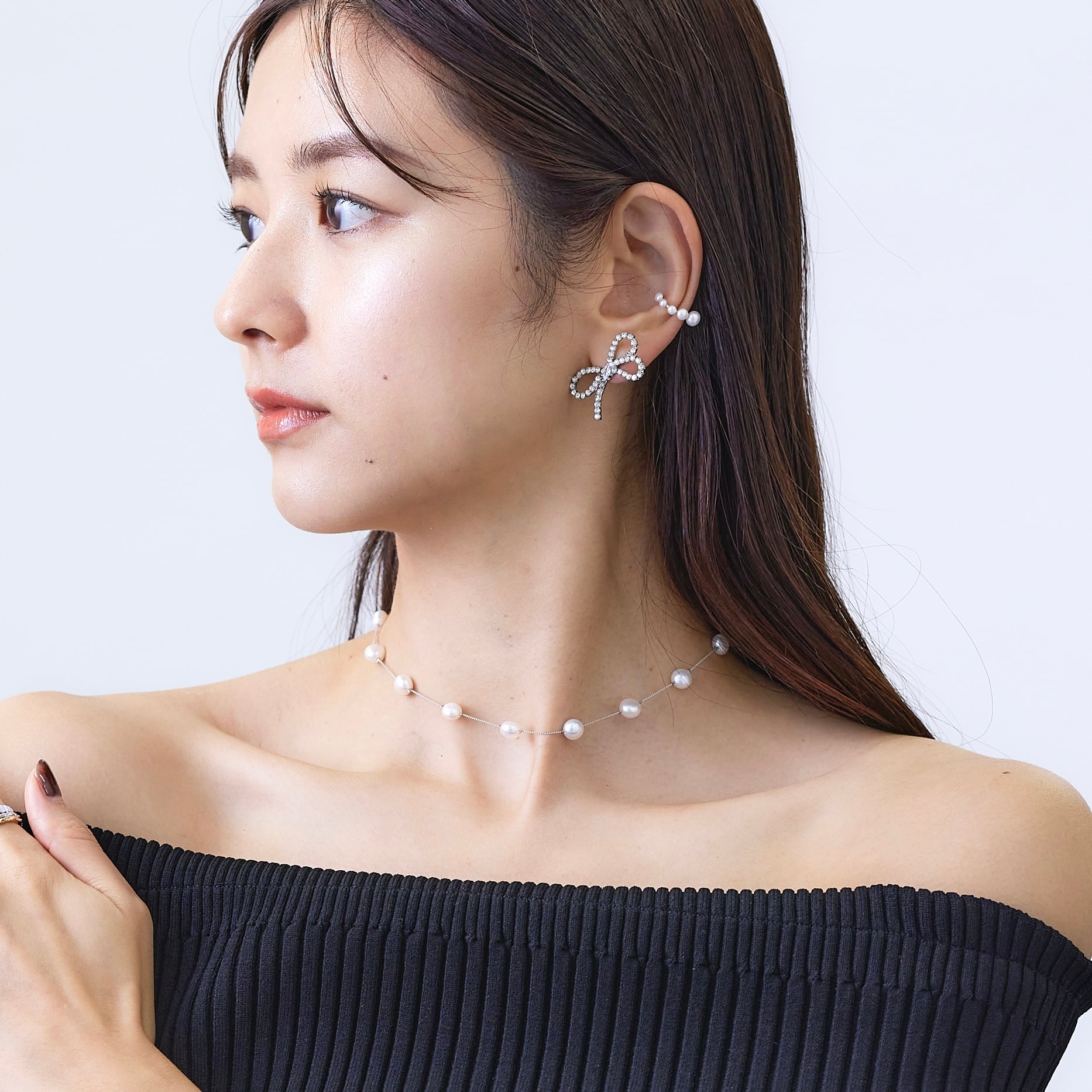 Mellow necklace -SILVER- | LATUA STELLA