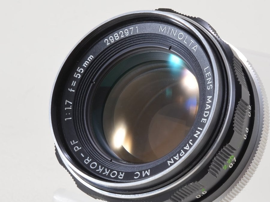 【極美品✨完動品】MINOLTA MC ROKKOR-PF F1.7 55mm