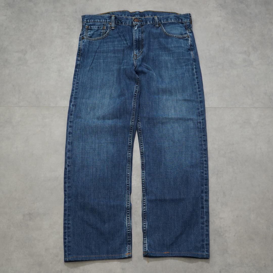 【W36 L36】levi's ブラックデニム リーバイス 550 569型 リーバイス569 W36 ブラックデニム 黒 ボトム 縦落ち Rタブ
