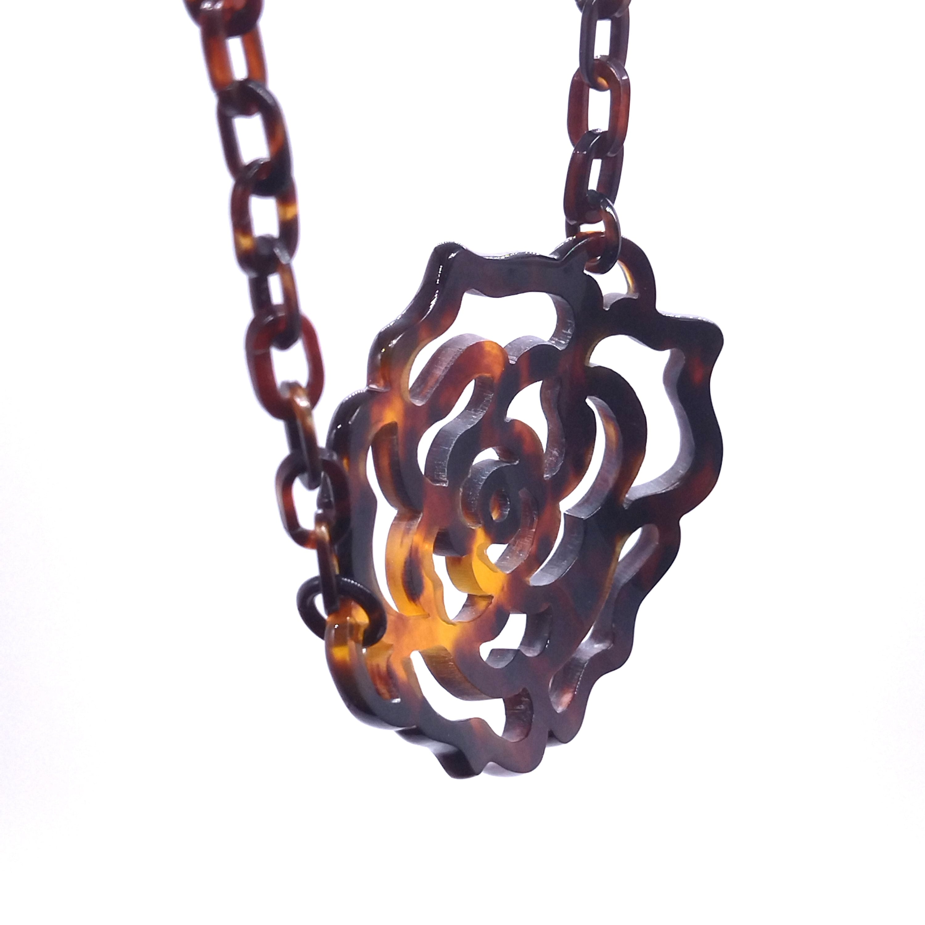 べっ甲 ネックレス （N-071） | べっ甲アクセサリー「なにわべっ甲