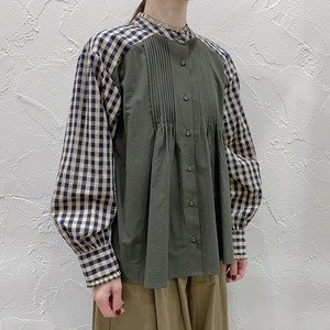 KELEN 【MINIL】 PINTUCK FRILL BLOUSE