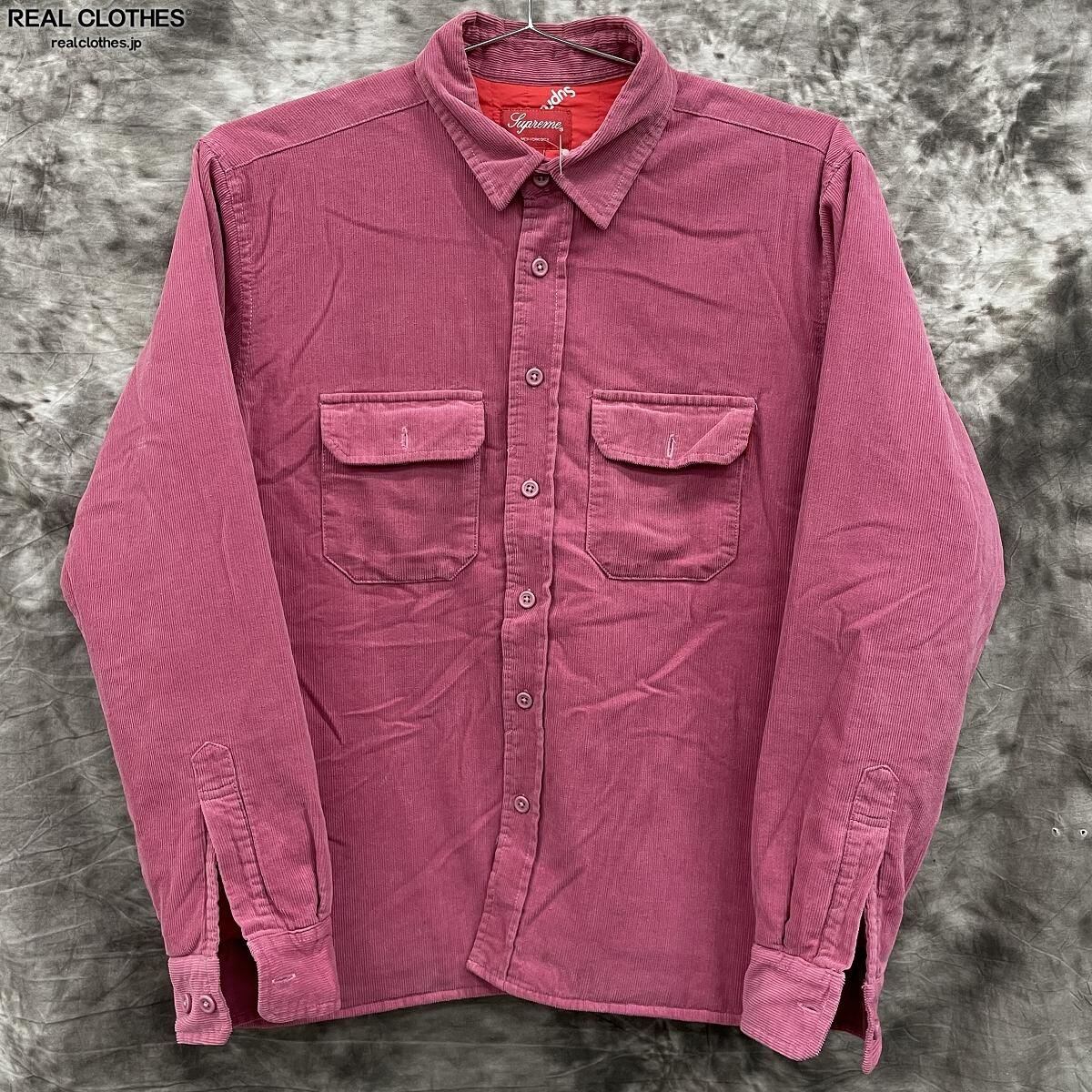 Supreme/シュプリーム【17AW】Corduroy Zip Up Shirt コーデュロイ