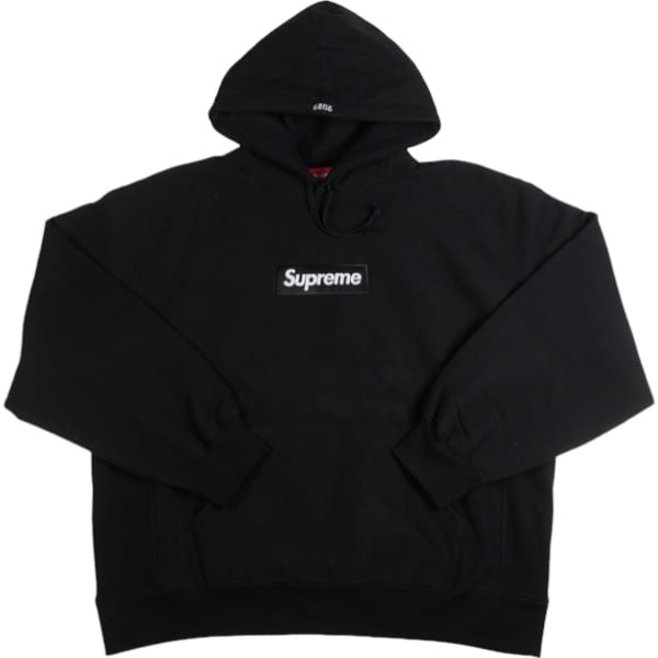 ブラックSupreme Box Logo Hooded Sweatshirt black
