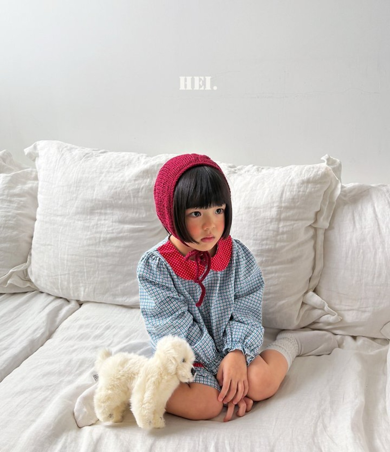 韓国子供服 / 26Autumn / 〖取寄〗Hei / マアチルダワンピース / キッズ服 / カラフル服 / 秋服 *XS~XL*