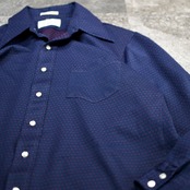 70's dot pattern shirt