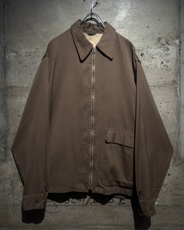 【Caka】40's〜50's Wool Gaberdine Vintage Sport Jacket