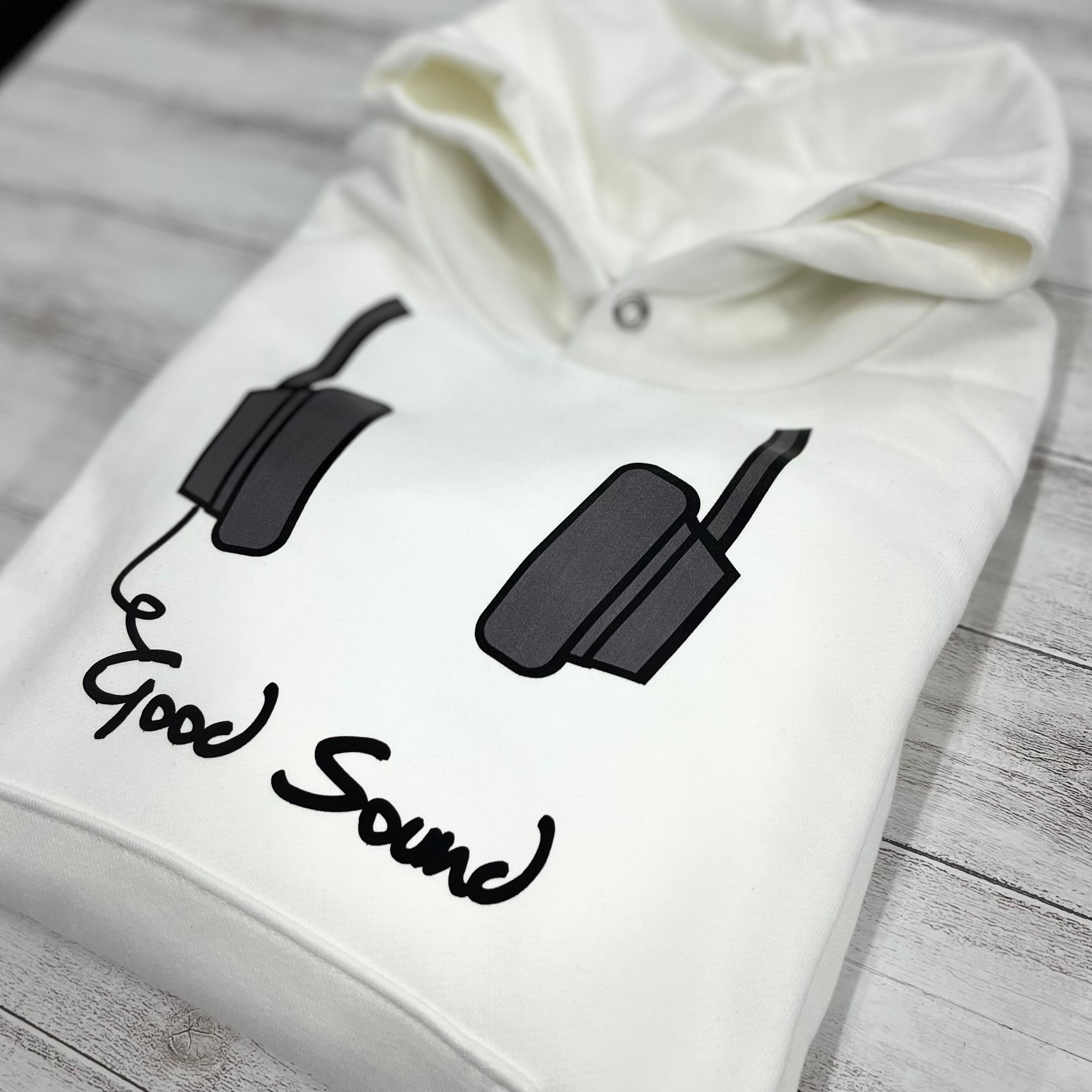 ヘッドフォンキャラクタープリントパーカー ガールズプリントパーカー(M ブラック): トップス｜Right-on公式