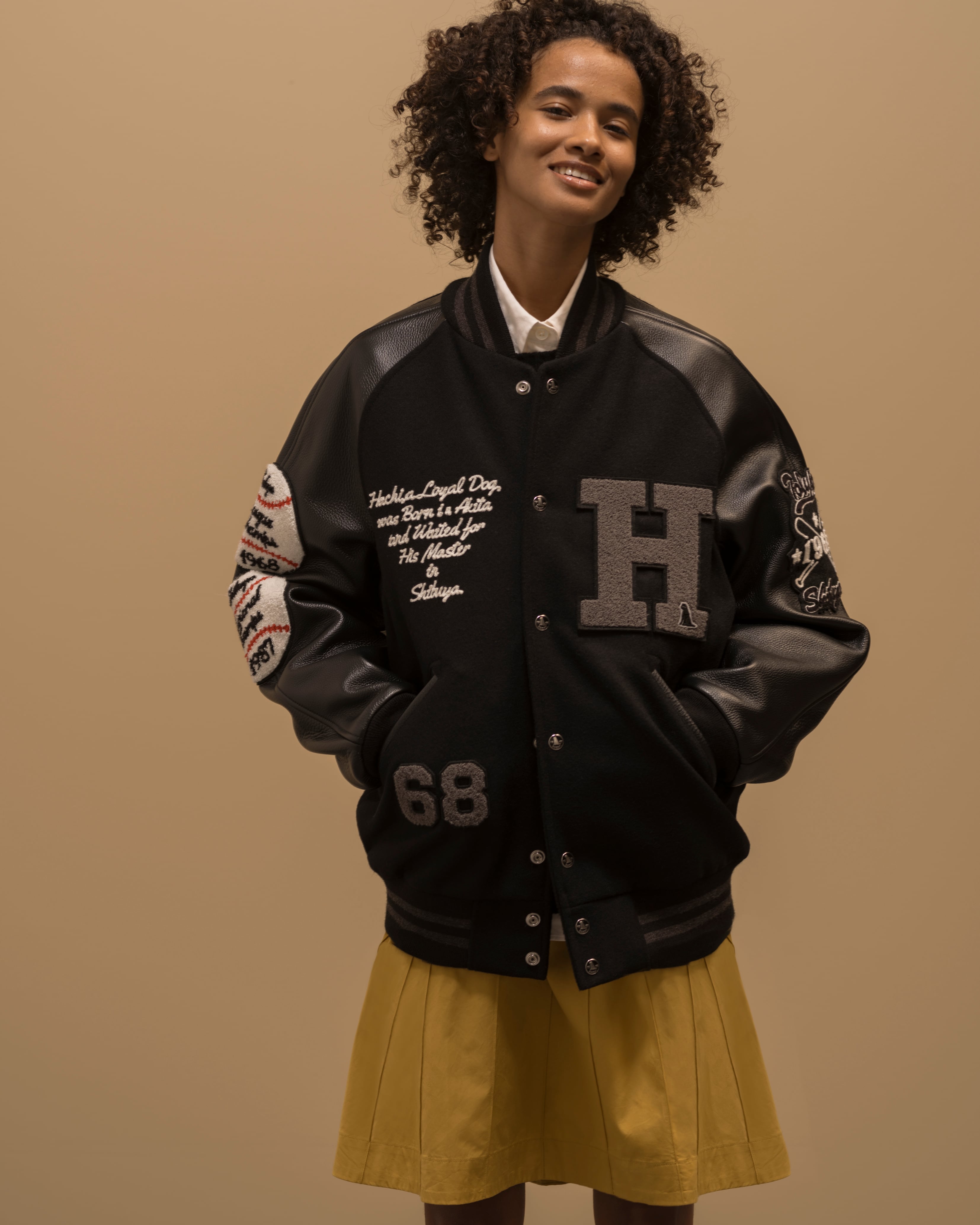 ジャケット・アウター Big pocket square jumper HACHI.STADIUM JUMPER | HACHI.THE SHIBUTORA FACTORY