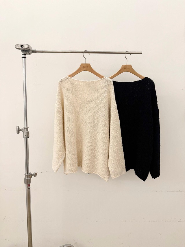 Relaxed Texture Knit Pullover