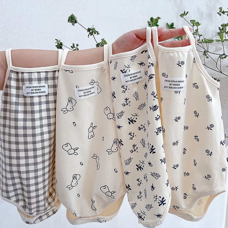 BABY TRIANA キャミソールロンパース　12-24m BABY】夏作ナチュラル総柄キャミソールロンパース | 韓国子供服通販