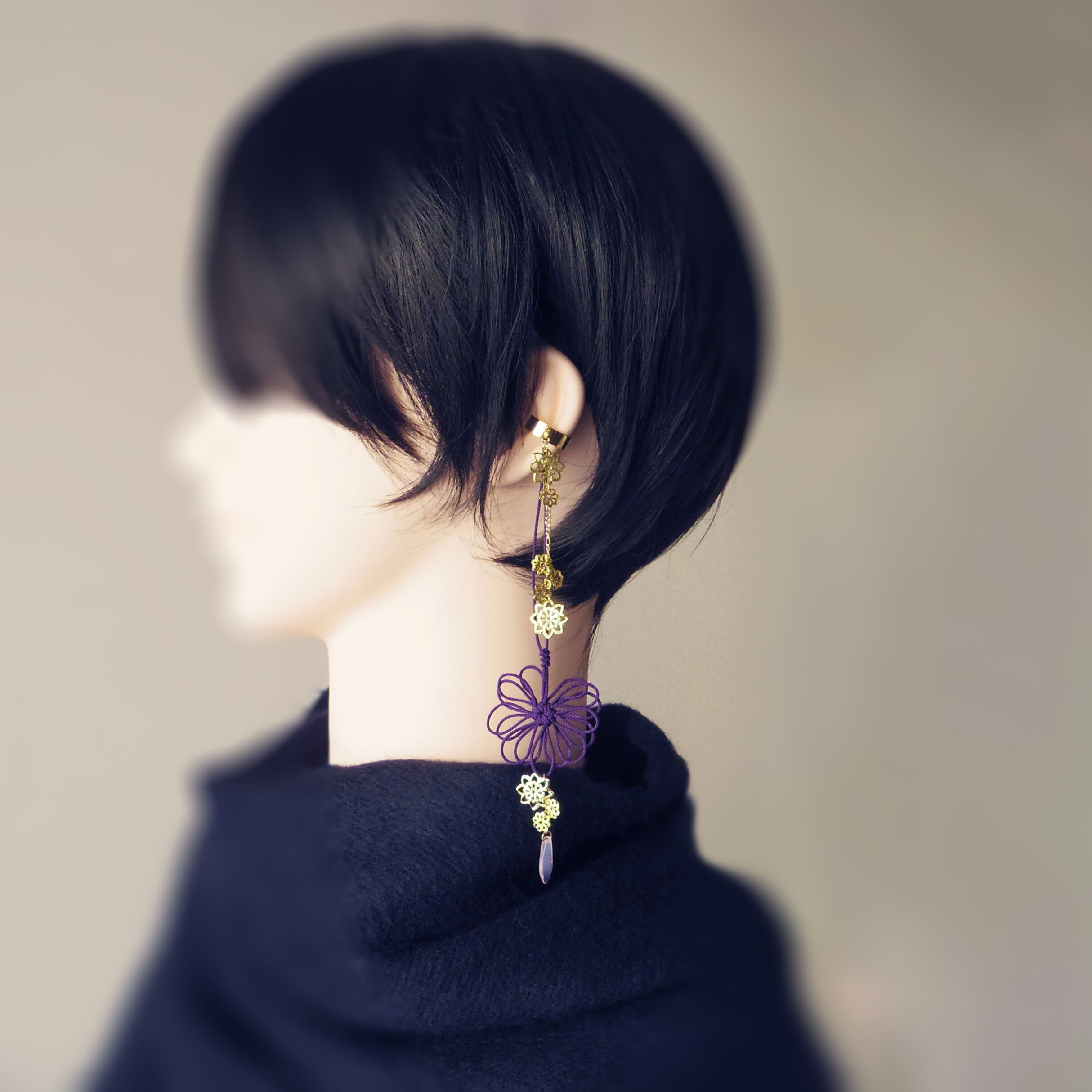 かたっぽイヤーカフ「夜ヲ歩ク術」