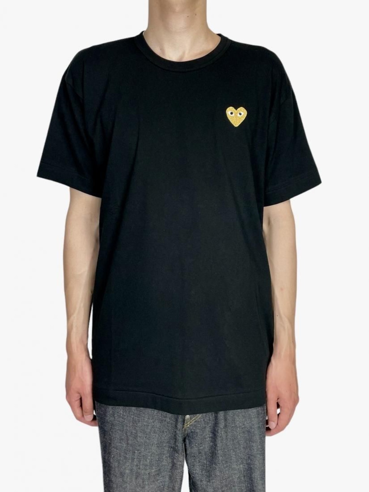 【PLAY COMME des GARCONS】T216 ゴールドエンブレムTEE