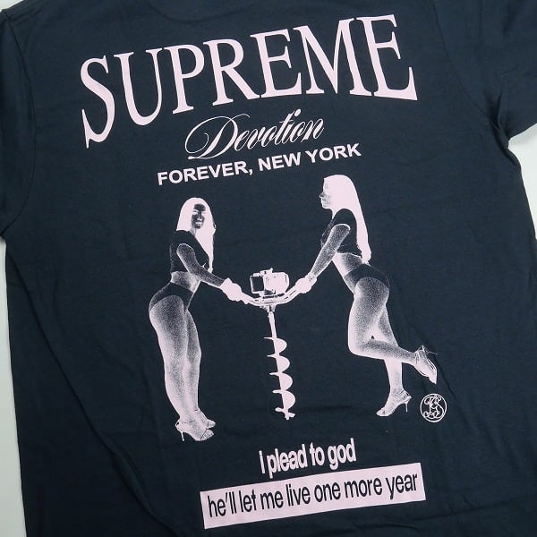 Size【M】 SUPREME シュプリーム 25FW Devotion Tee Navy Tシャツ 紺