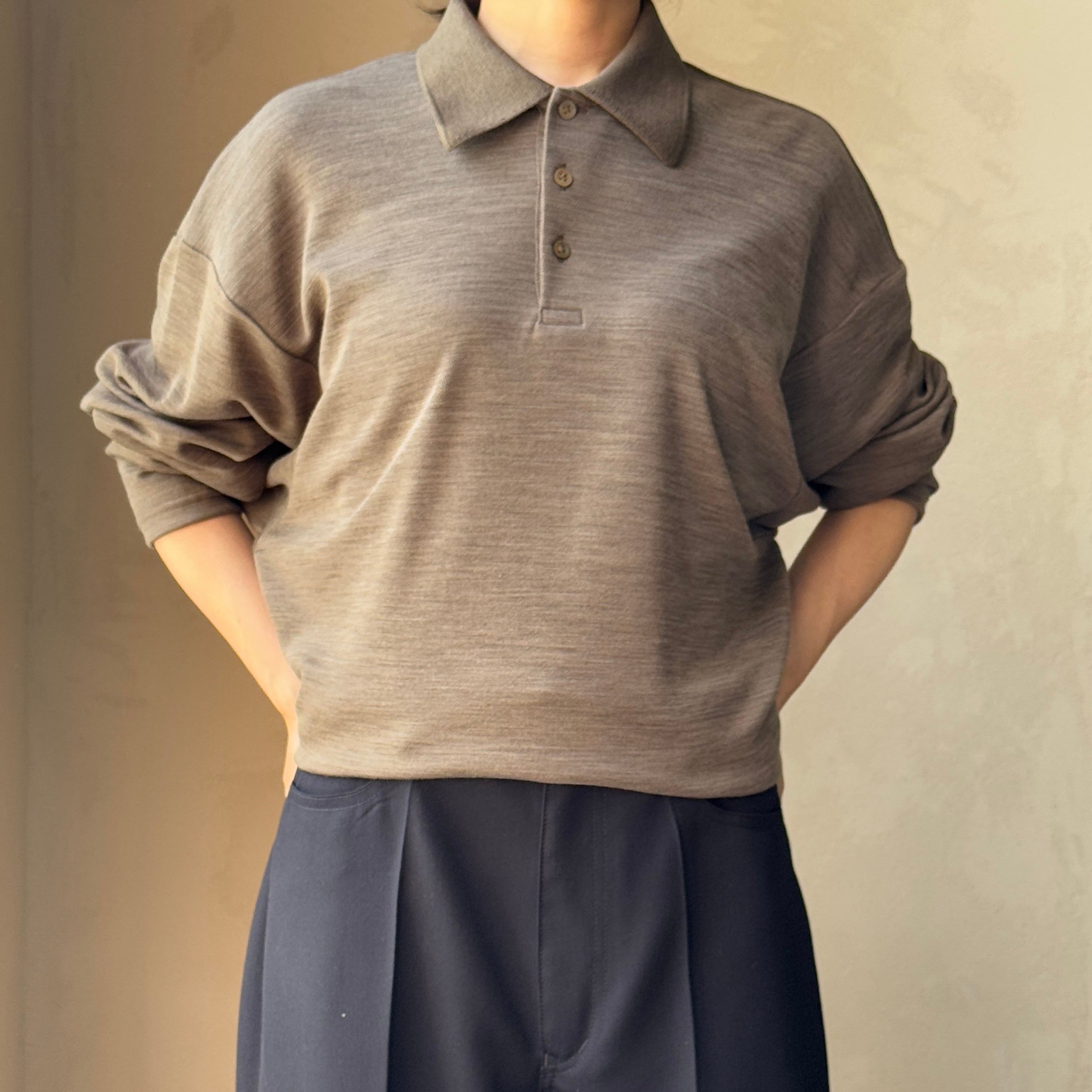 POSTELEGANT ｜Silk Wool Polo | HJ GALLERY