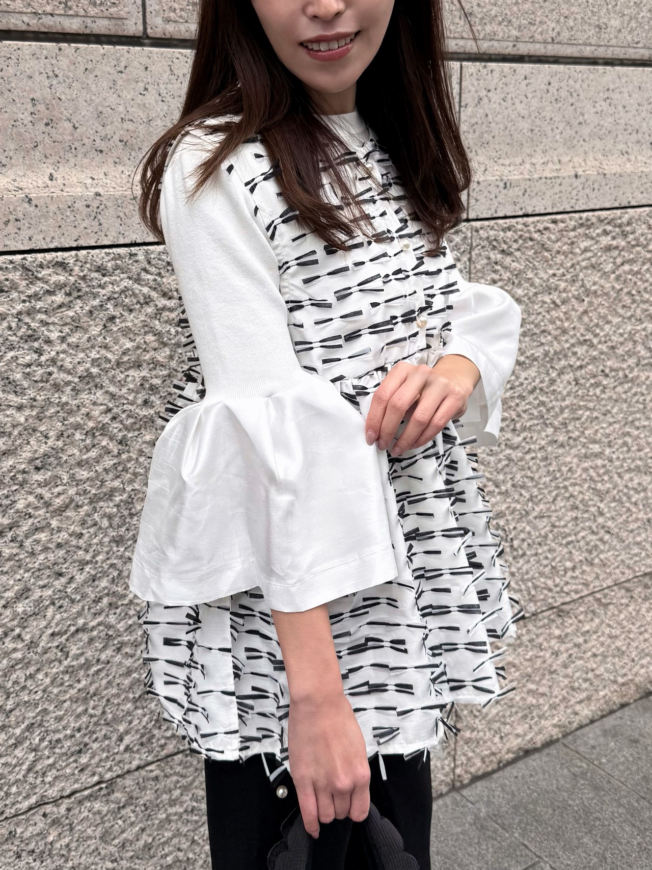 リボンジャガードベスト［70008］