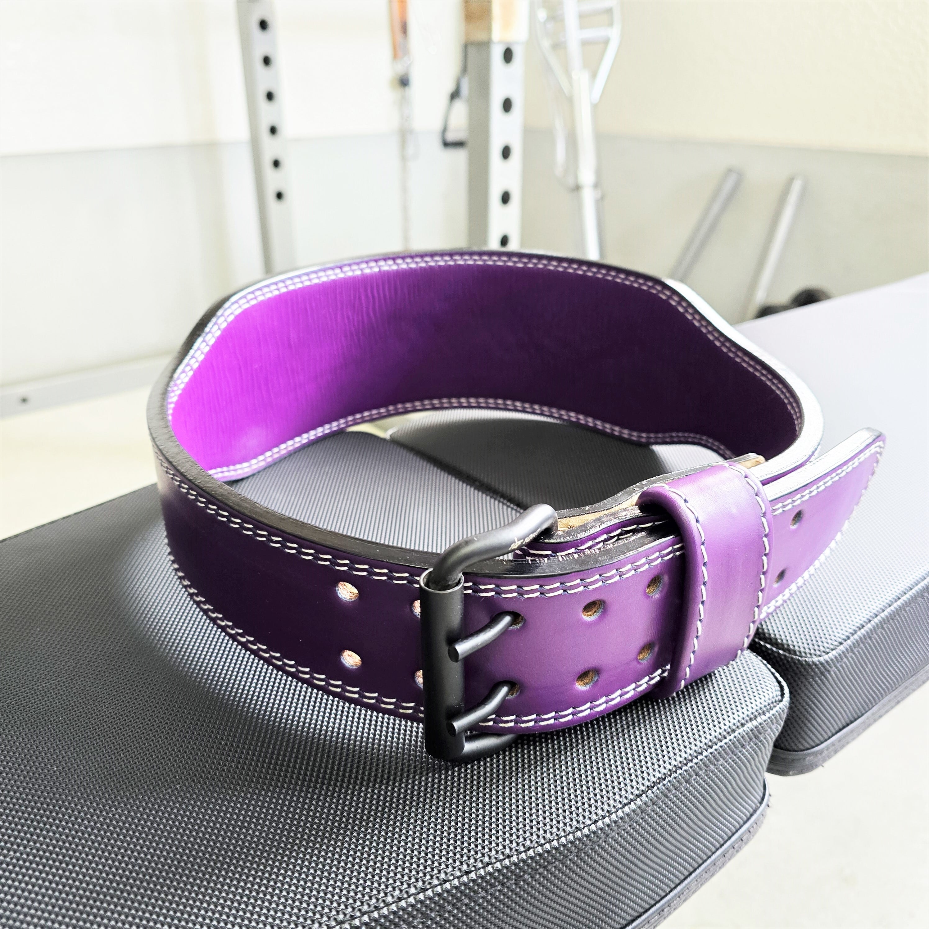 紫色 加圧トレーニング・パワーベルト 正規品4個セット 10FIT TE-124 トレーニングベルト リフティングベルト パワーベルト