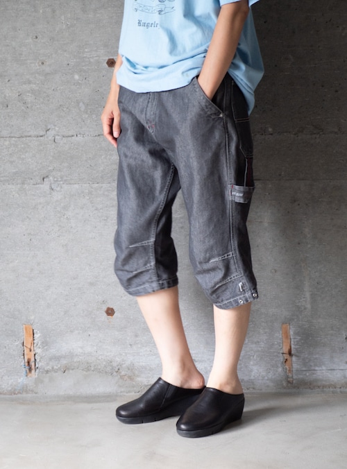 "PJ's Surf" used Grey denim half pants