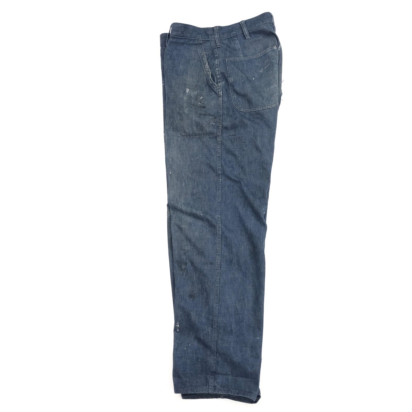 U.S.NAVY M-45 40- 50年代 デニム トラウザーズ デニム パンツ デニム