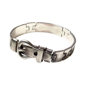 vintage silver H-Link belt bracelet