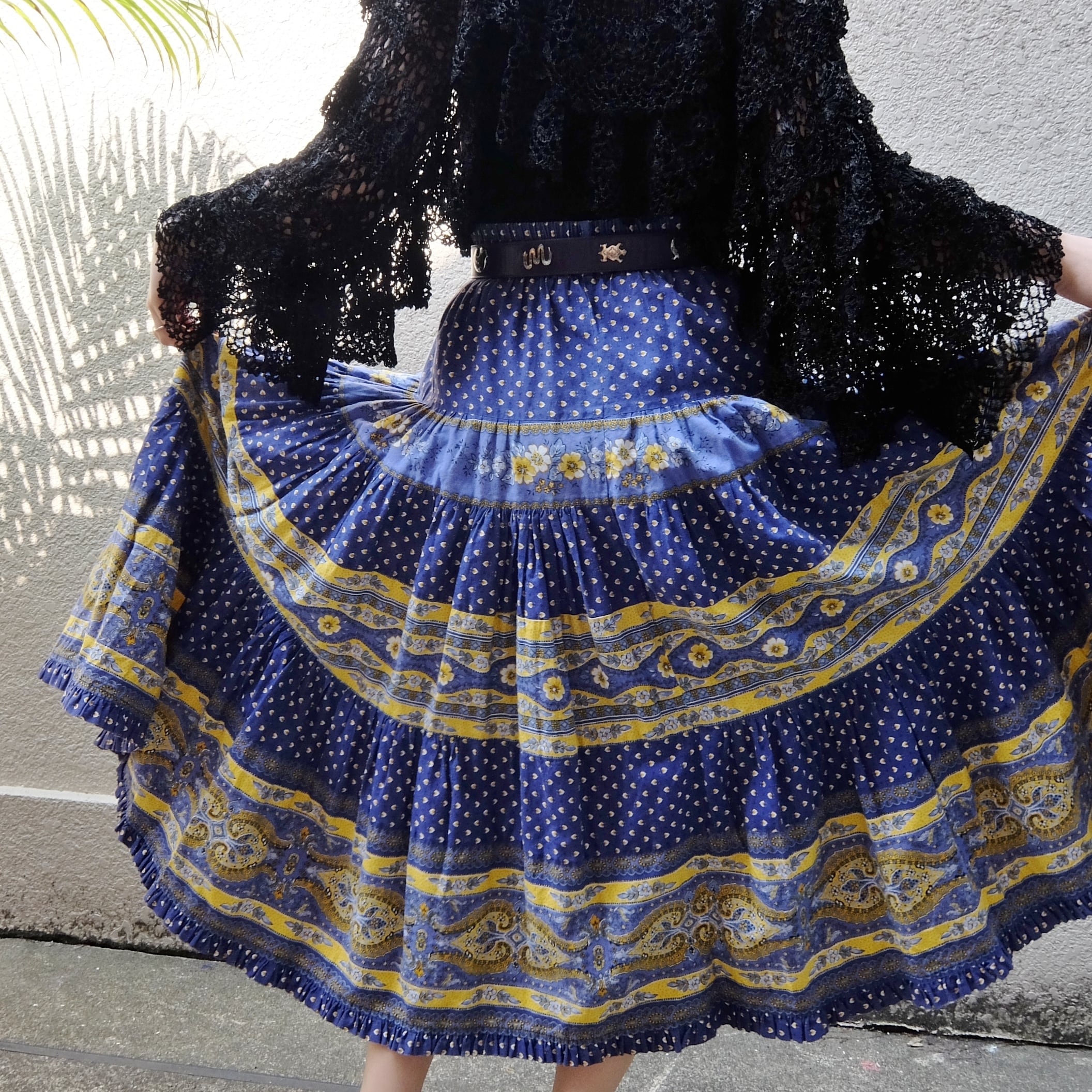 French vintage provence skirt／フランス製 プロヴァンス スカート