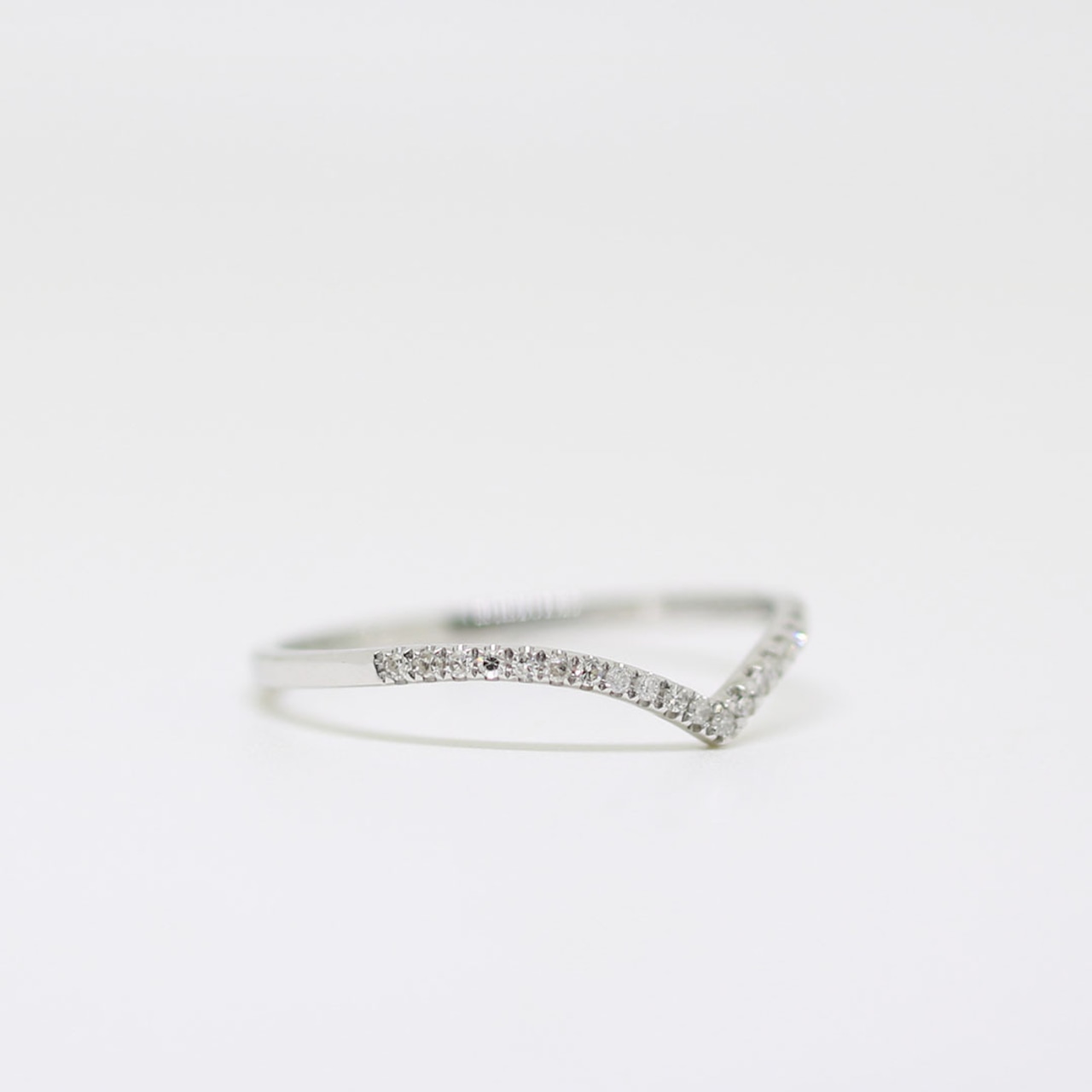 【9号 12号】ダイヤモンドリング K10WG ダイヤモンドV Shapeエタニティリング jd_mm_1034