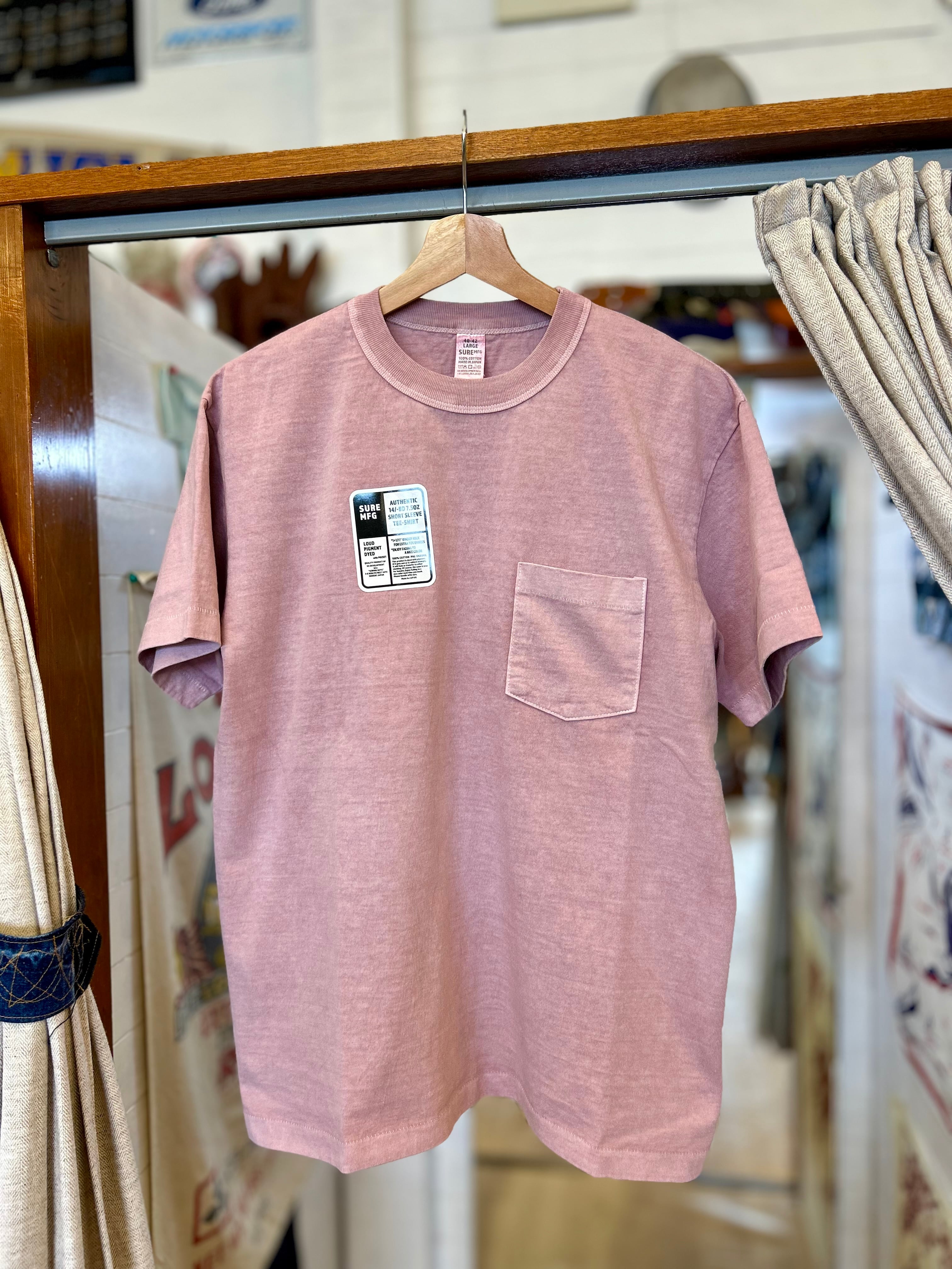 SURE'S POCKET TEE SHIRT 2 LOUD PIGMENT 