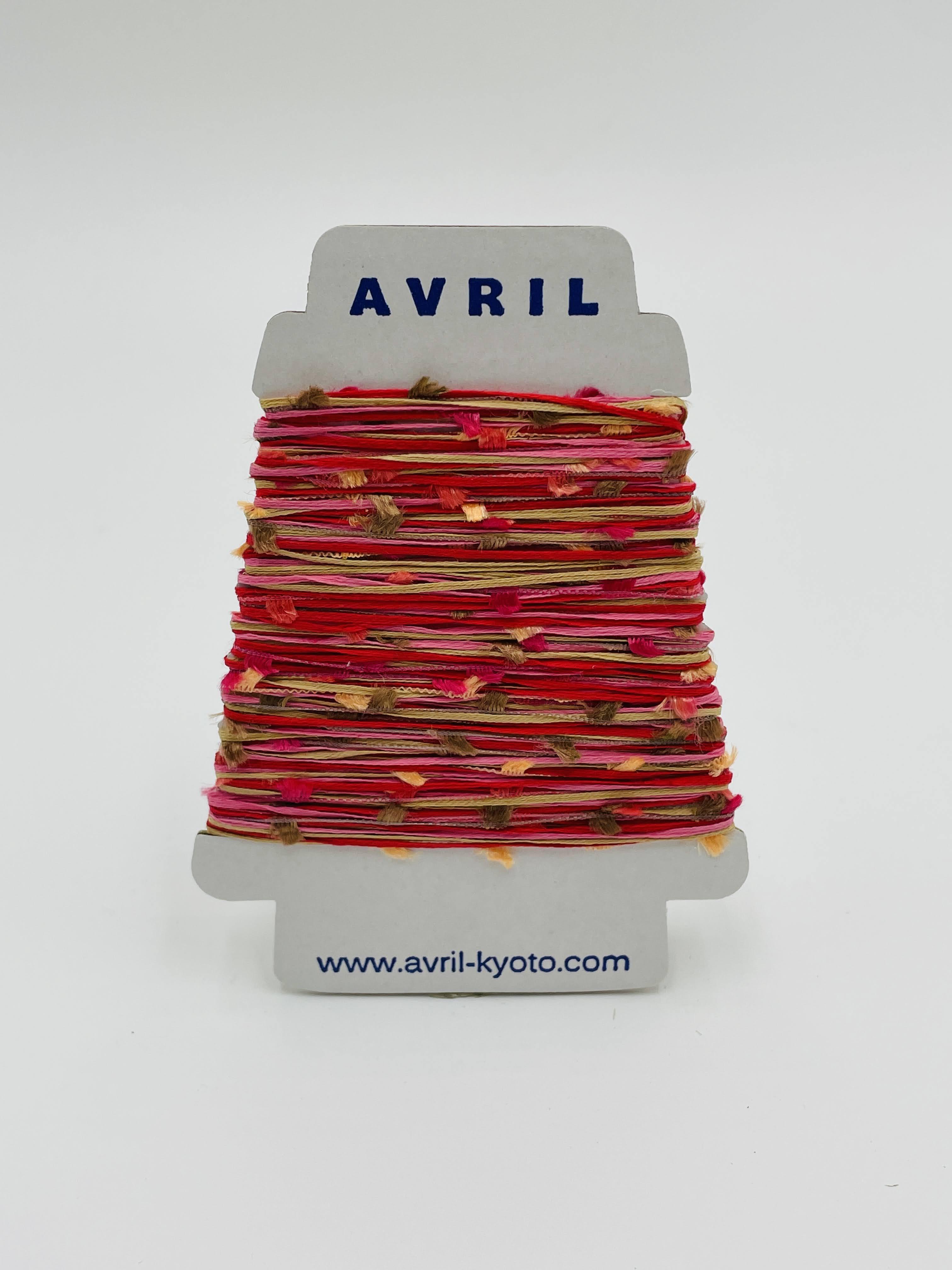 集めたくなる♬楽しい♬可愛い♡『ちょこっと巻きのファンシー糸』AVRILペラコーン248