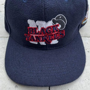 【FREE】BLACK YANKEES ニグロリーグ オール刺繍 ベースボールキャップ