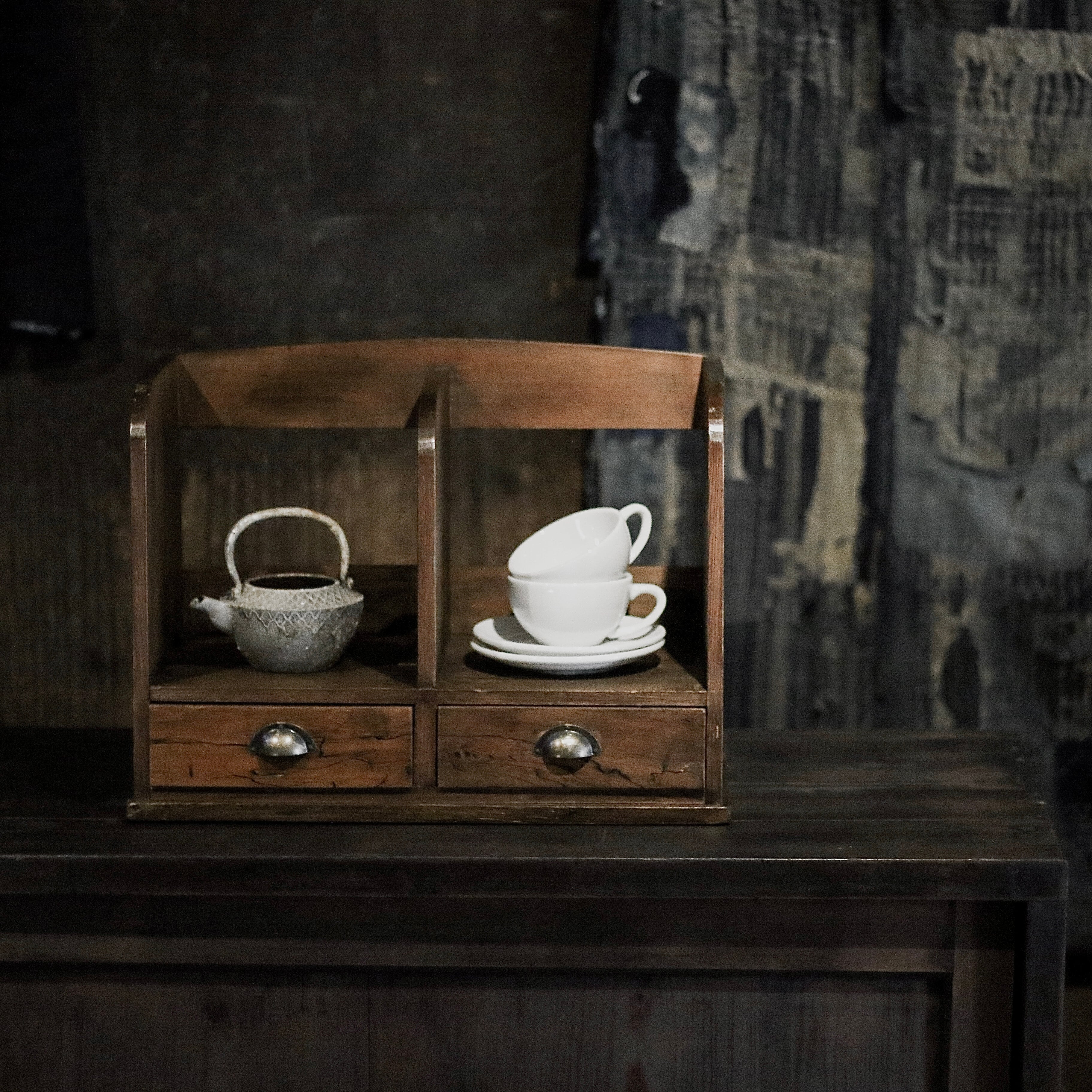 本立て《古家具 小物収納》