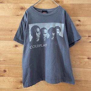 【SHOOT】バンドTシャツ コールドプレイ COLDPLAY フォトプリント ロックt  バンt US古着