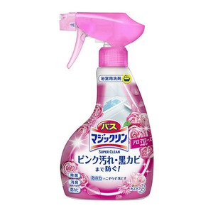 バスマジックリン 泡立ちスプレー SUPERCLEAN アロマローズ 本体 380ml 1本