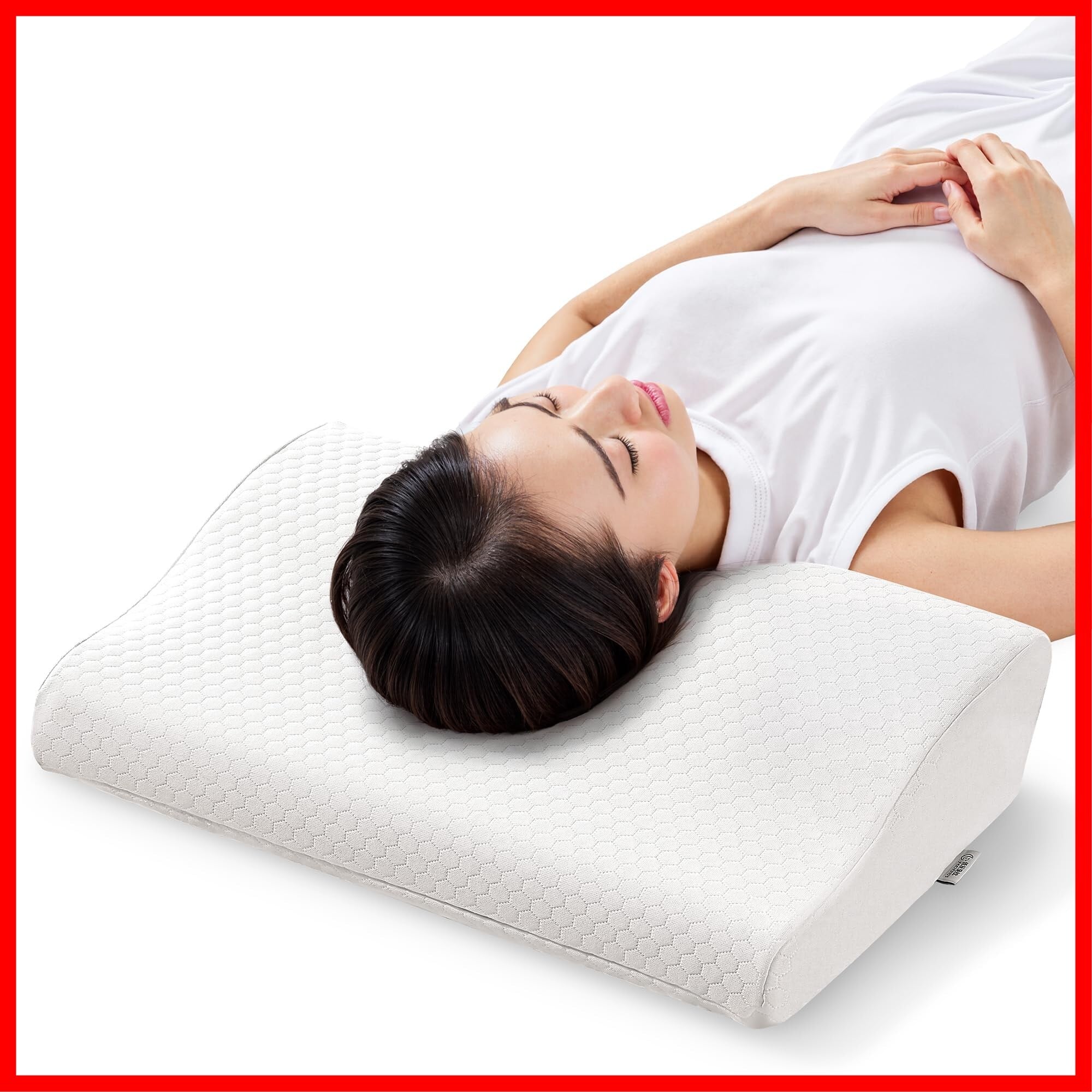 Sleepeach 低反発まくら ピロー 60㎝ 35㎝ グレー 睡眠 良眠