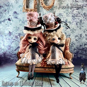 1/6 ドール ハット  Grtean au Chocolte Blanc ショコラブラン