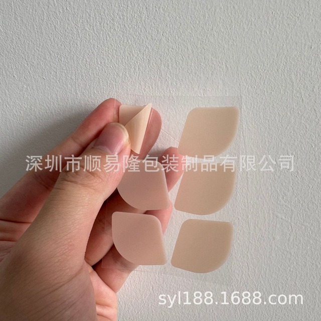 蝶型エルフ耳パッチ、ネットセレブ愛用痩顔アップグレード版、目に見えない龍骨ノッチチップ、透明エルフ耳パッチ、在庫あり