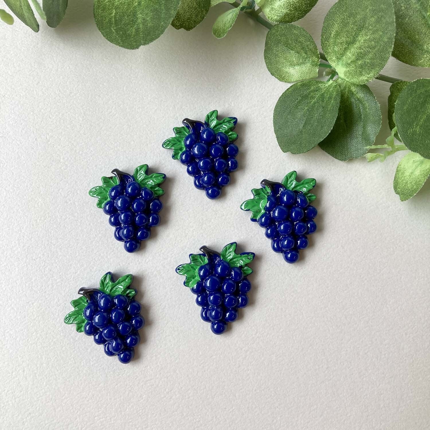 ぶどうのデコパーツ | Dua-アクセサリーパーツショップ