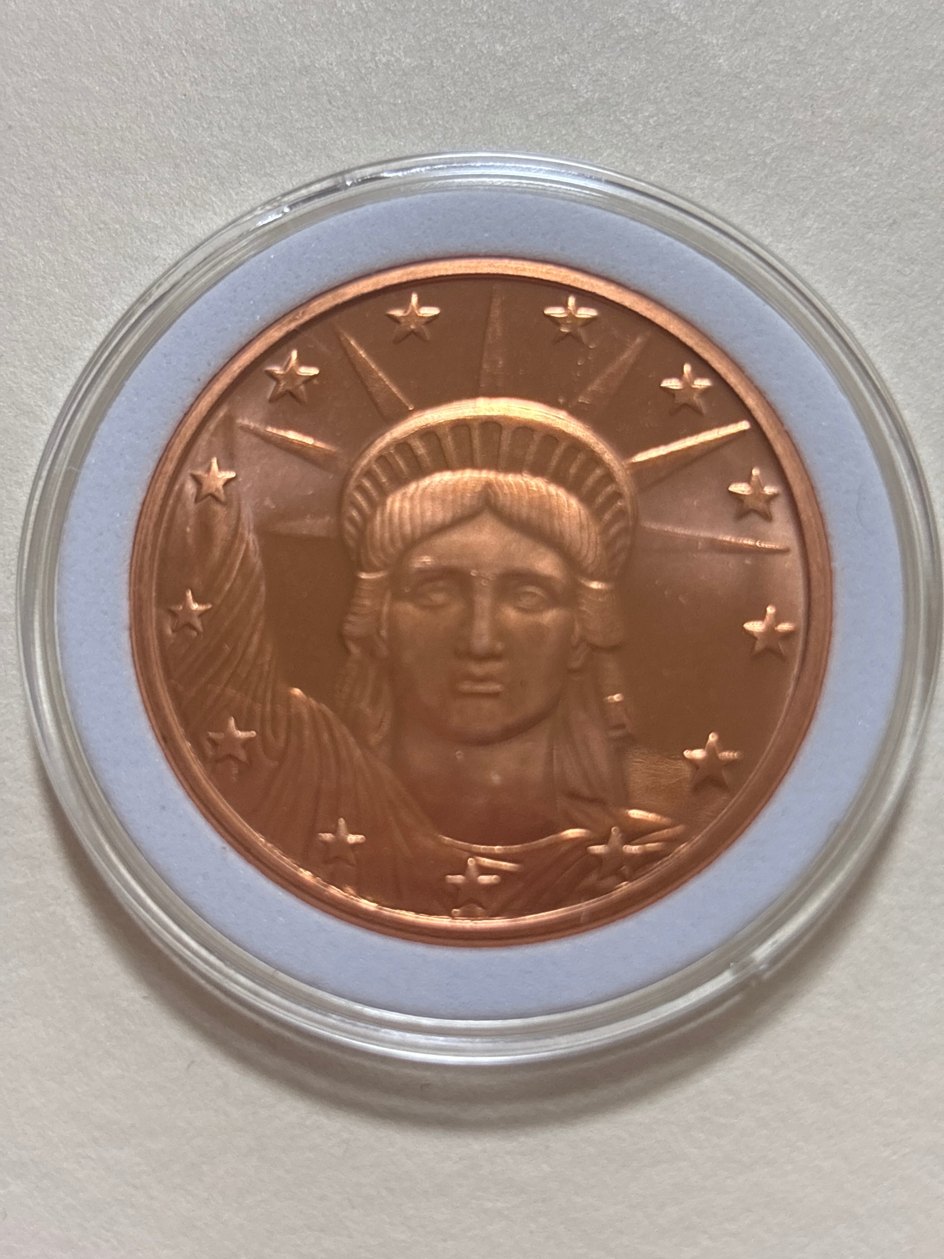 自由の女神・銅貨（新品） | 天然石ワイヤーアートジュエリー eternite