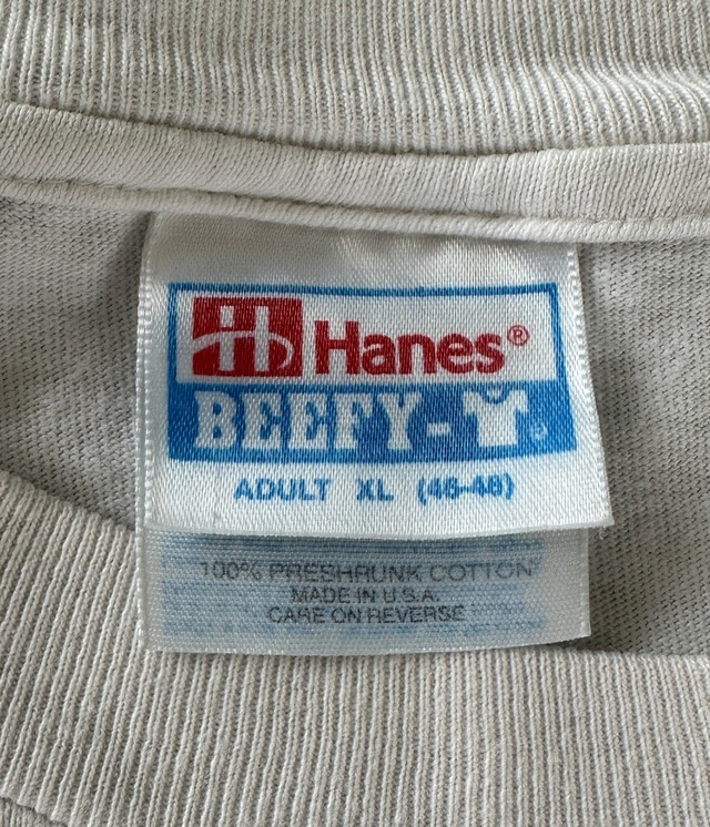 -Apple- Vintage 90s XL Print T-shirt made in USA