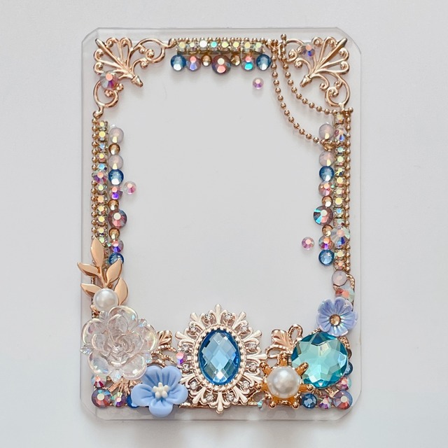 №043 飾れる!持ち歩ける!硬質カードケース デコ 硬質ケース