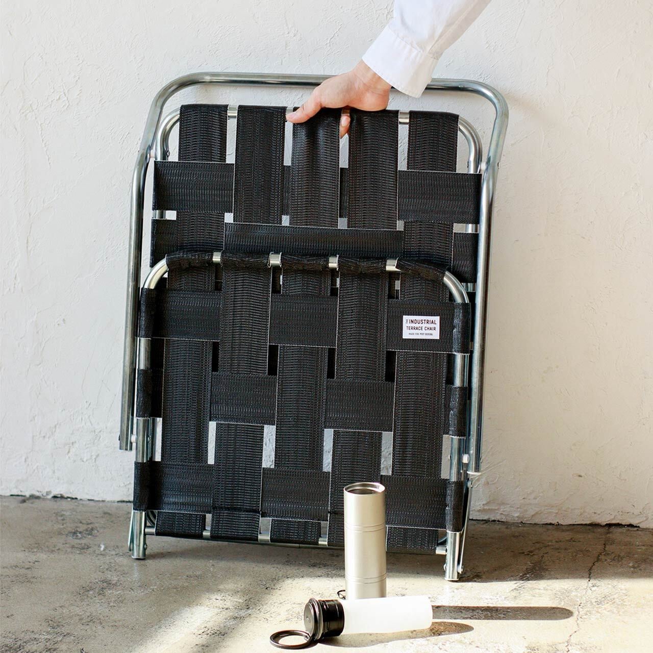 軍幕に最適❗️INDUSTRIAL TERRACE CHAIR / インダストリアルテラス