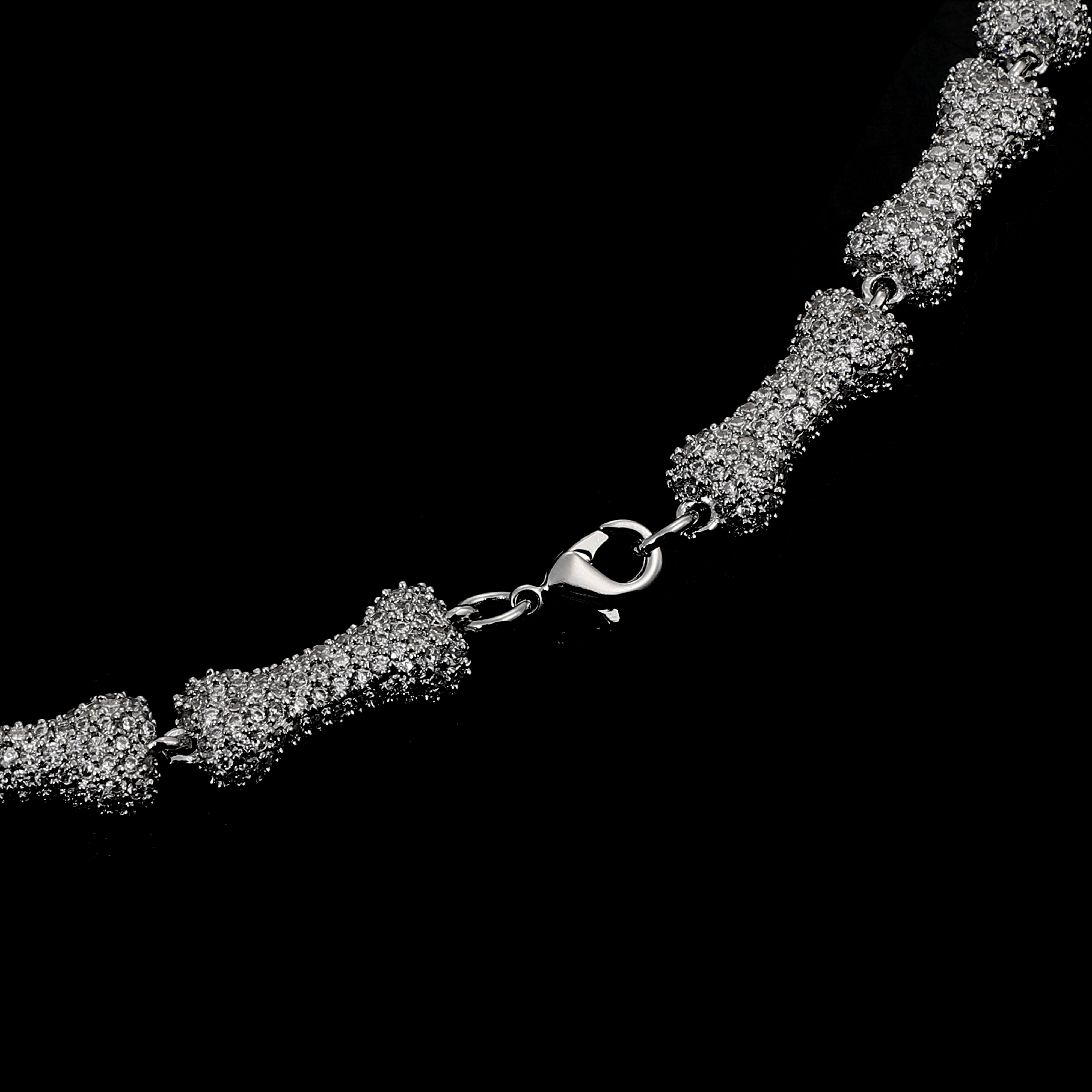 ole only bone chain necklace | $ole only