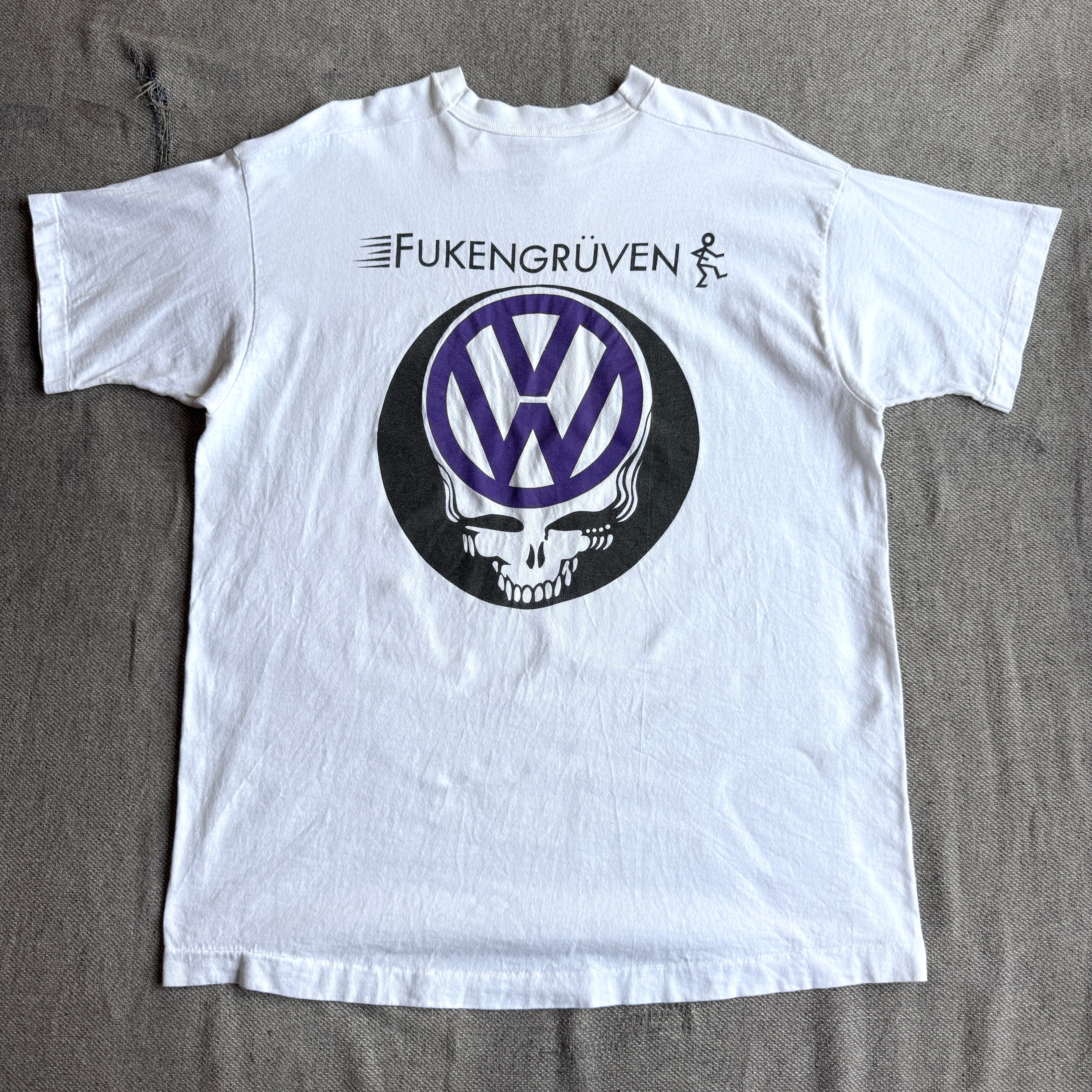 90s ZORLAC SKATEBOARDS print t-shirt ゾーラック フェード | SOMEHOW