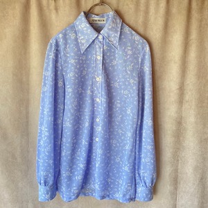 retro flower blouse /レトロな小花柄のブラウス